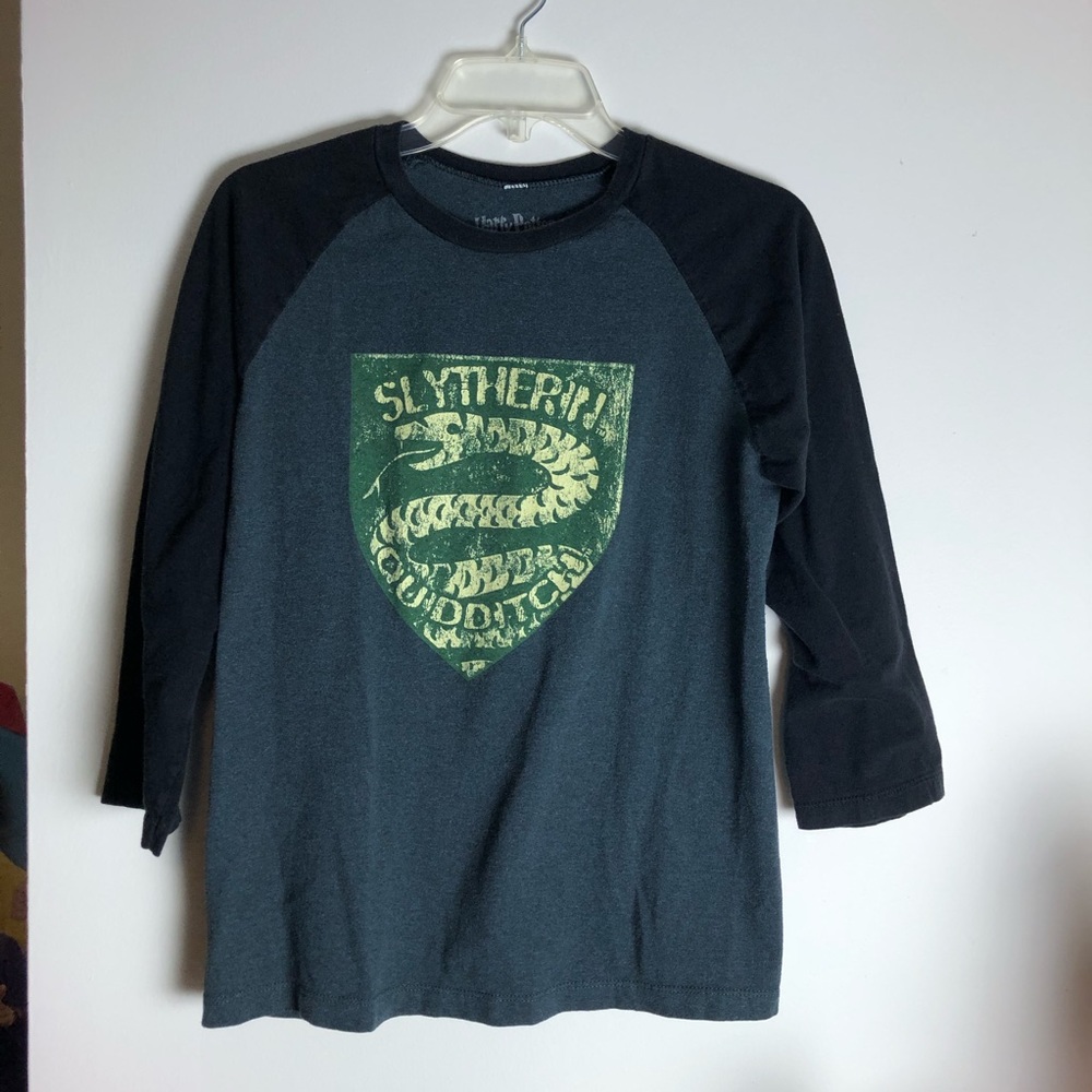 Slytherin Quidditch 3/4 Sleeve tee